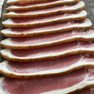 Dry-Cured Lightly Oak Smoked Back Bacon
